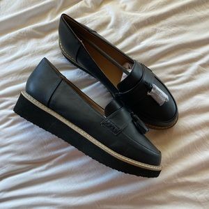 Evans WIDE FIT Evie Flat Shoe - black size 10 RUNS LARGE